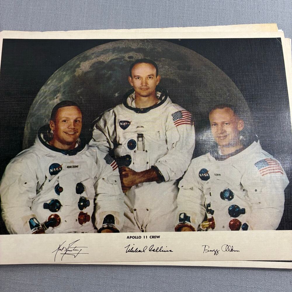 Vintage NASA Apollo 11 Columbia Space Shuttle Rockwell Prints Lot 23 See Descr